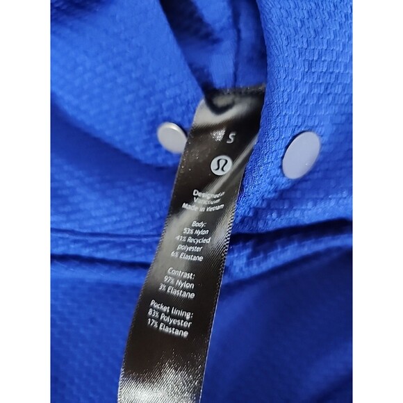 Lululemon Relaxed-Fit Train Hoodie Mesh Men’s size Small in Royal Blue - Picture 5 of 6